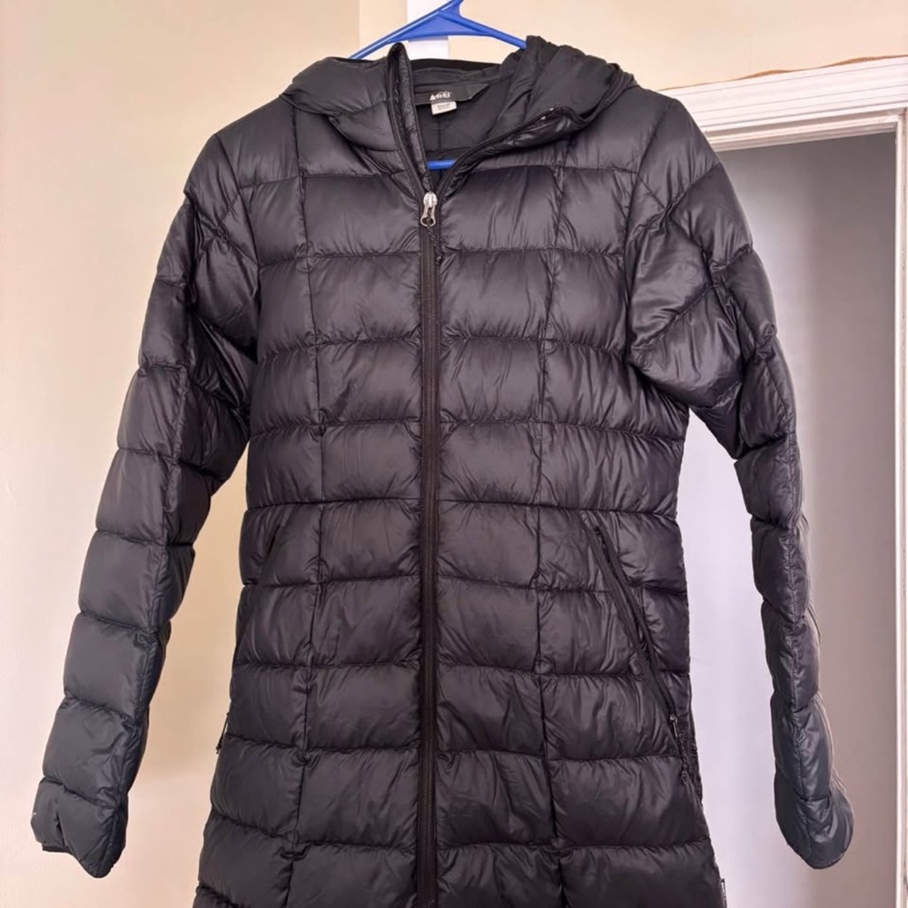 REI Black Puffer Jacket